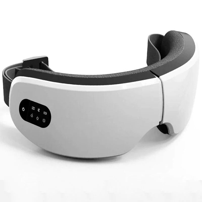 4D Bluetooth Electric Eye Massager with Vibration and Heat Therapy for Eye Care and Dark Circle Reduction