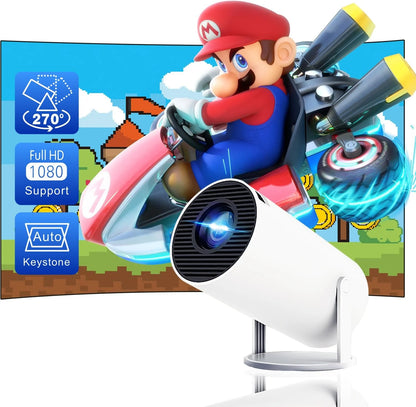 Transform Your Viewing Experience with the 4K Mini Projector - Portable, Smart, and Perfect for Any Occasion!